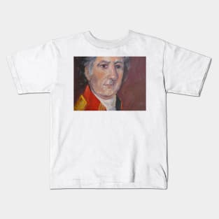 Study of William Edward West's portrait of Stephen Minor, Spanish Governor of Natchez in 1792 Kids T-Shirt